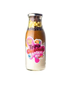 Bakedin - Triple Chocolate Cookie Mix Bottle - 6 x 500ml