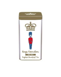 Infinity Brands - King's Coronation English Breakfast Tea Tin 40 English Breakfast Teabags - 24 x 125g