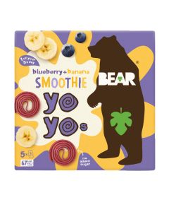 BEAR - Smoothie Fruit Yoyos Blueberry & Banana - 6 x 20g