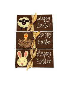 Chocolate Craft - Mixed Case of 3 Varieties of Easter Chocolate Bars - 10 x 80g