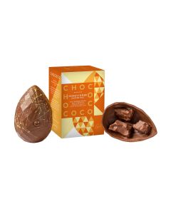 Chococo - 47% Colombia Honeycombe-Studded Milk Chocolate Easter Egg - 6 x 175g