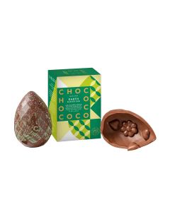 Chococo - 43% Colombia Oatm!lk Chocolate Earth Easter Egg - 6 x 175g