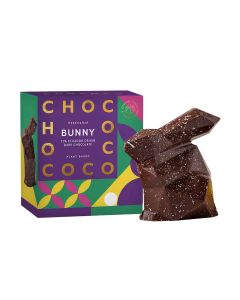 Chococo - 72% Ecuador Dark Chocolate Easter Bunny - 12 x 115g