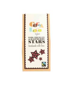 Cocoa Loco - Dark Chocolate Raspberry Stars - 6 x 100g