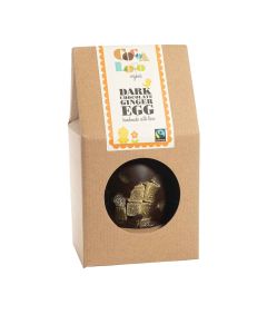 Cocoa Loco - Dark Chocolate Ginger Easter Egg - 6 x 225g