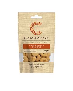 Cambrook - Baked & Salted Cashews  - 9 x 80g