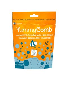 Yummycomb - Salted Caramel Milk Chocolate Pouch - 6 x 100g