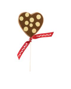 Cocoa Loco - Milk Chocolate Polka Dot Lolly - 12 x 60g