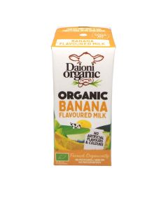 Daioni - Banana Flavoured Milk - 24 x 200ml