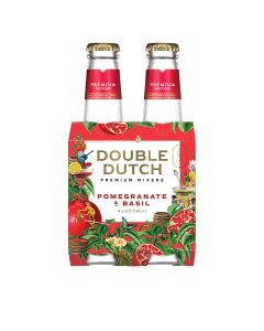 Double Dutch - Pomegranate & Basil Bottles - 6 x (4 x 200ml) 