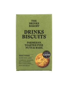 The Drinks Bakery - Parmesan Toasted Pinenut & Basil - 4 x 110g