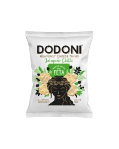 Dodoni - Baked Feta Jalapeno Chilli Cheese Thins - 8 x 80g