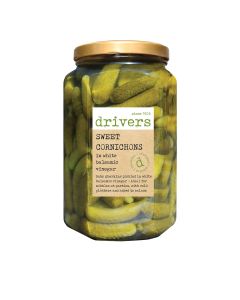 Drivers  -  Cornichons in White Balsamic Vinegar  - 4 x 1700g