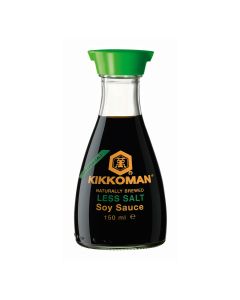 Kikkoman - Less Salt Soy Sauce - 6 x 150ml