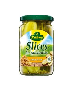 Kuhne - Gherkin Sandwich Slices - 6 x 330ml