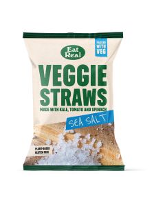 Eat Real - REALEST Sea Salt Veggie Straws - 10 x 110g