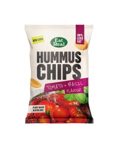 Eat Real - REALEST Tomato & Basil Hummus Chips - 10 x 110g