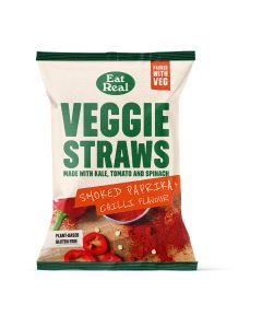 Eat Real - REALEST Smoked Paprika & Chilli Veggie Straws - 10 x 110g