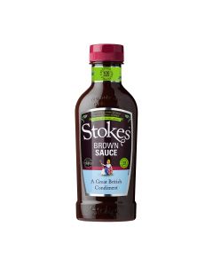 Stokes - Squeezy Real Brown Sauce - 10 x 505g