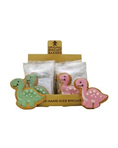 Original Biscuit Bakers - Assorted Gingerbread Dinosaurs - 18 x 30g