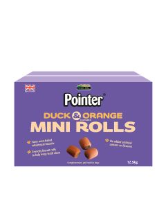 Pointer - Duck & Orange Flavoured Mini Rolls - 1 x 12.5kg