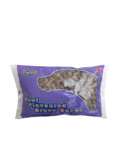 Pointer - Beef Flavoured Gravy Bones - 4 x 1.5kg