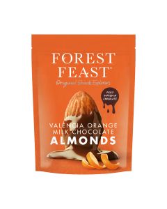 Forest Feast - Valencia Orange Milk Chocolate Almonds - 8 x 120g