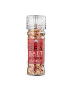 The Garlic Farm - Sea Salt with Garlic & Chilli Grinder - 6 x 60g