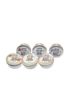 Goats of the Gorge - Goats Milk 6 Piece Skin Creams (2x Geranium, 2x Lavender & 2x Unscented) - 6 x 100ml