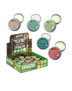 Goats of the Gorge - 30 Piece Natural Lip Balms in CDU (6 x Coconut, 6 x Gin & Tonic, 6 x Honey, 6 x Mint & 6 x Strawberry) - 30 x 15ml