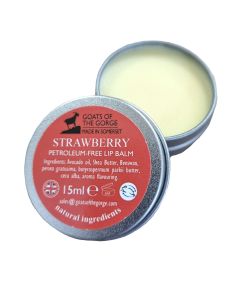 Goats of the Gorge - Strawberry Natural Lip Balm - 10 x 15ml