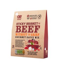 Gordon Rhodes - Sticky Brisket of Beef without the Grief - 6 x 75g