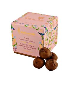 Holdsworth Chocolates - Truly Scrumptious Milk Chocolate Champagne Truffles Cube - 8 x 100g