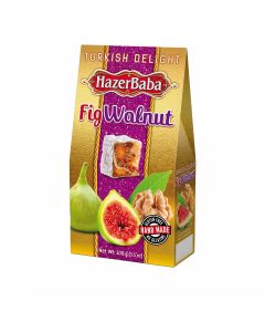 Hazer Baba - Fig & Walnut Turkish Delight - 6 x 100g