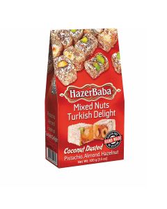 Hazer Baba - Mixed Nuts Turkish Delight - 6 x 100g