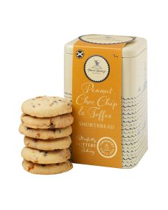 Island Bakery - Peanut, Choc Chip & Toffee Shortbread in Tin - 6 x 215g