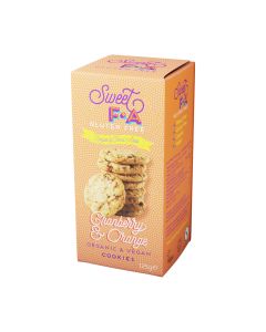 Sweet FA Gluten Free - Cranberry & Orange Cookies - 12 x 125g