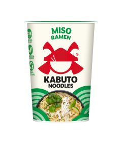 Kabuto Noodles - Miso Ramen Noodles - 6 x 65g