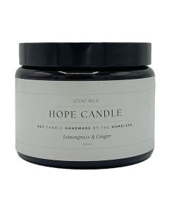 Labre's Hope - Large Lemongrass & Ginger Candle - 4 x 400g