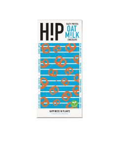 H!P Chocolate - Salty Pretzels Oat M!lk Chocolate - 12 x 70g