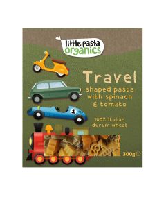 Little Pasta Organics - Organic Travel Shaped Pasta - 12 x 300g