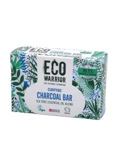 Little Soap Company - Charcoal Bar Tea Tree - 12 x 100g