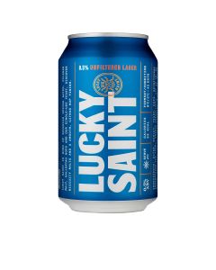 Lucky Saint - Alcohol Free Lager Can - 12 x 330ml