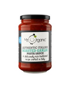 Mr Organic - Roasted Garlic Pasta Sauce with No Added Sugar - 6 x 350g