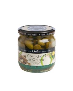 Opies - Cornichons and Onions - 6 x 350g