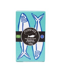 Fish4ever - Mackerel In Spring Water - 10 x 125g