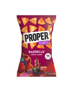 Proper - Barbecue Lentil Chips - 8 x 85g