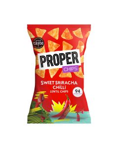 Proper - Sweet Sriracha Chilli Lentil Chips - 8 x 85g