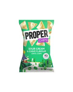 Proper - Sour Cream & Chive Lentil Chips - 24 x 20g