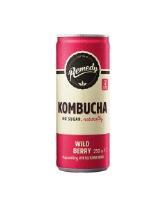 Remedy - Wild Berry Kombucha  - 12 x 250ml